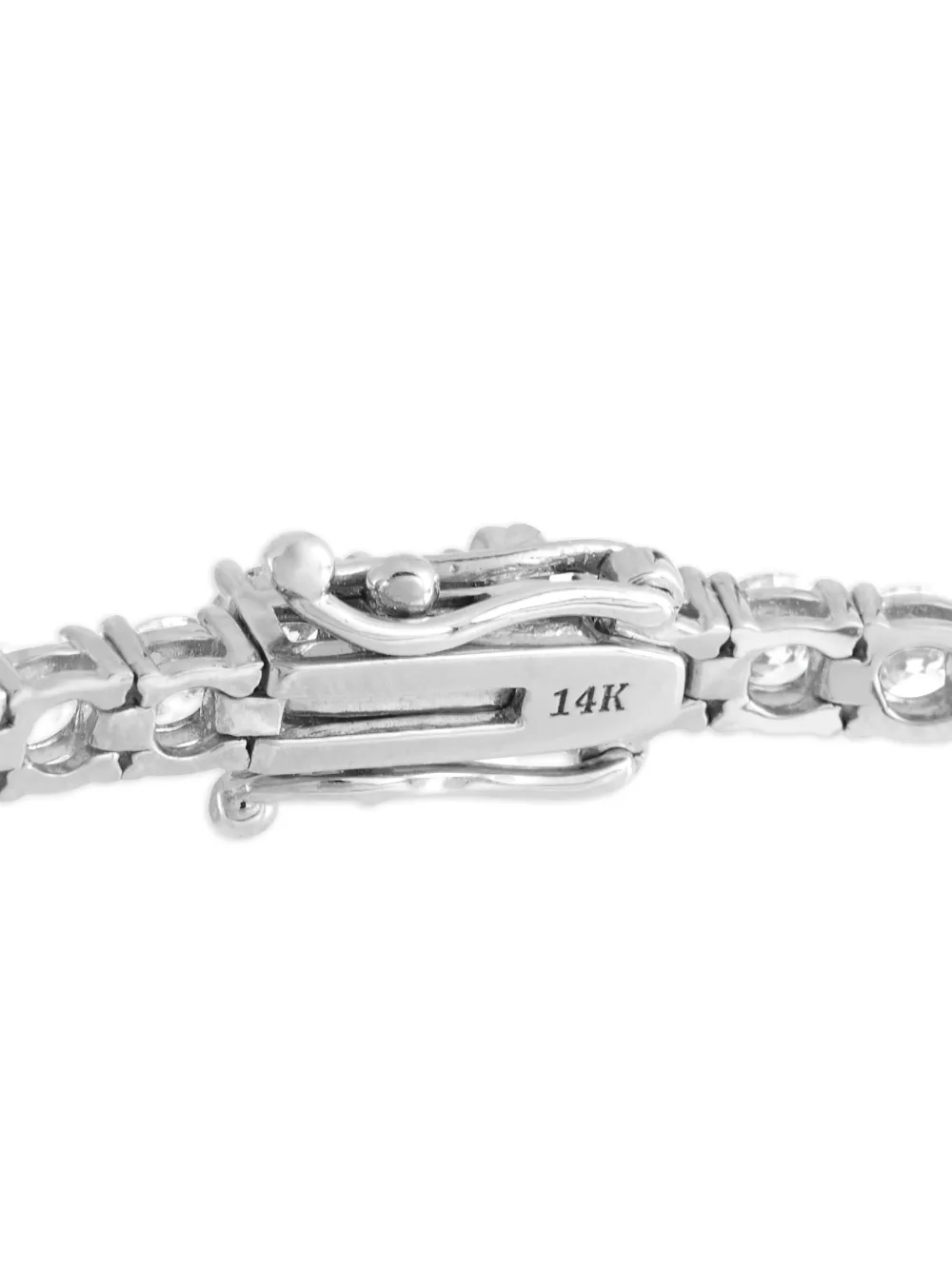 Lb Exclusive 14k White Gold 6.50ct Lab-Grown Diamond Tennis Bracelet Lg03-123125