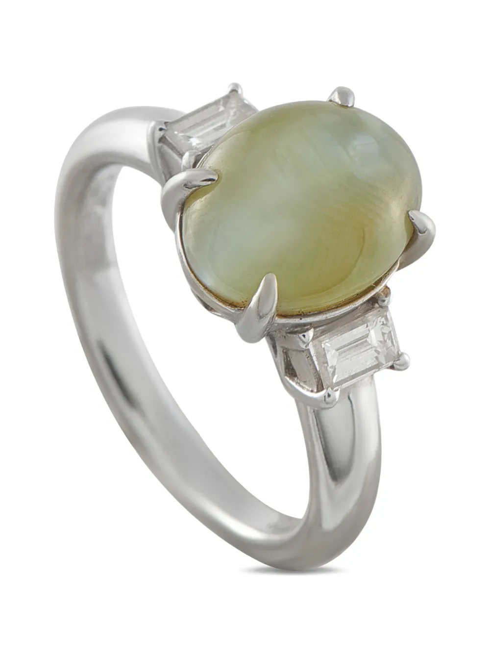 LB Exclusive diamond cats eye ring - Argento