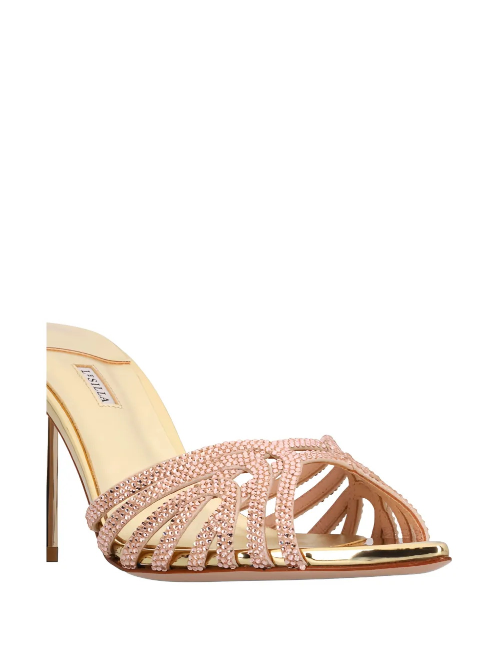 Le Silla embellished-strap sandals Goud