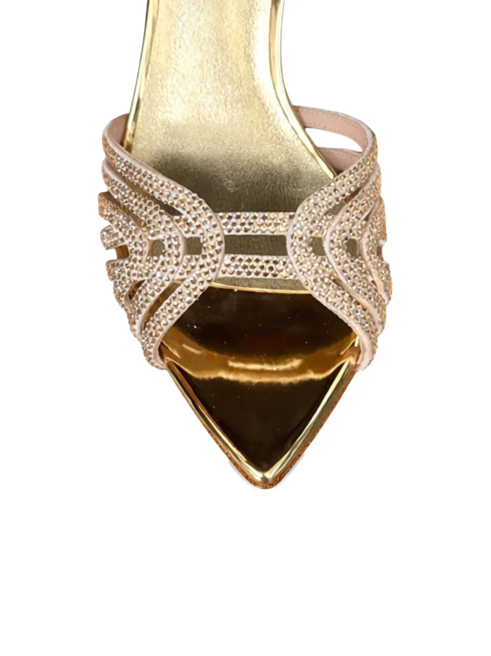 Le Silla Sandalen met verfraaide bandjes Goud