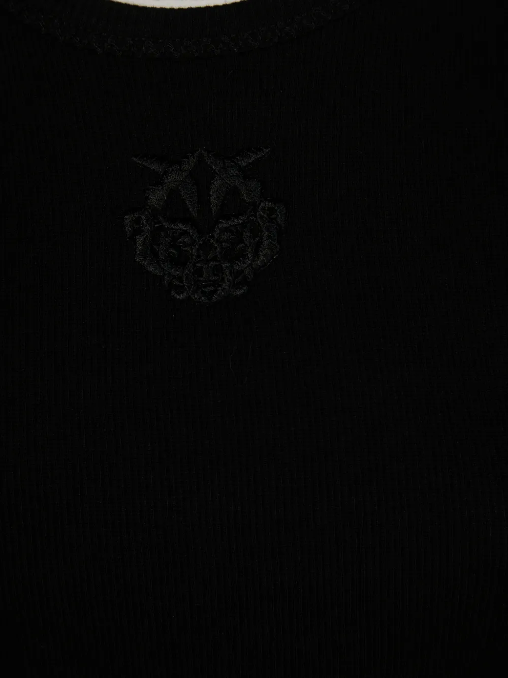 PINKO T-shirt met ronde hals Zwart