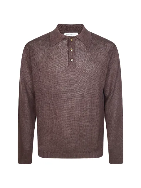 Daniele Fiesoli buttoned long-sleeved polo shirt