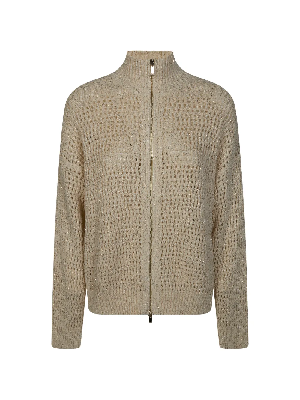 Max Mara zip cardigan - Toni neutri