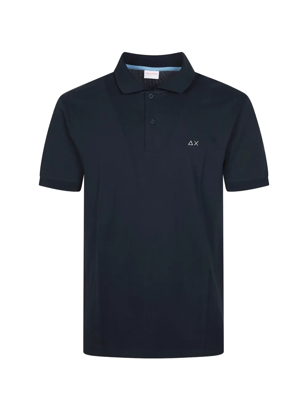 Sun68 logo-embroidery polo shirt - Blu