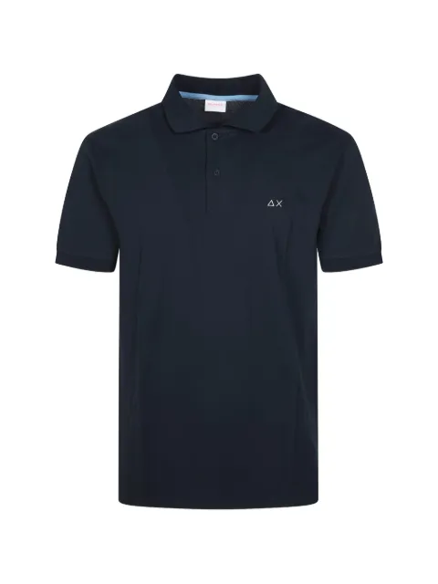 Sun68 logo-embroidery polo shirt