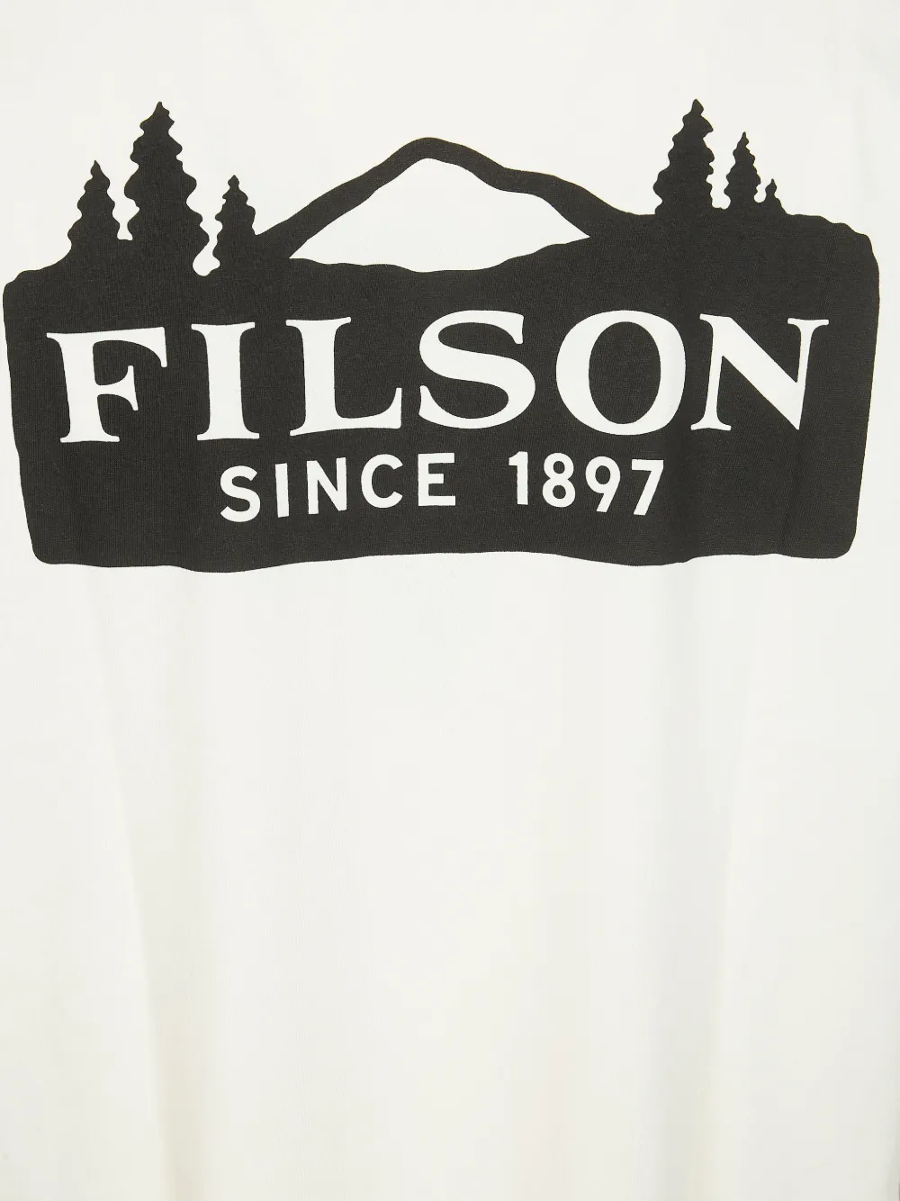 Filson T-shirt met logoprint Wit