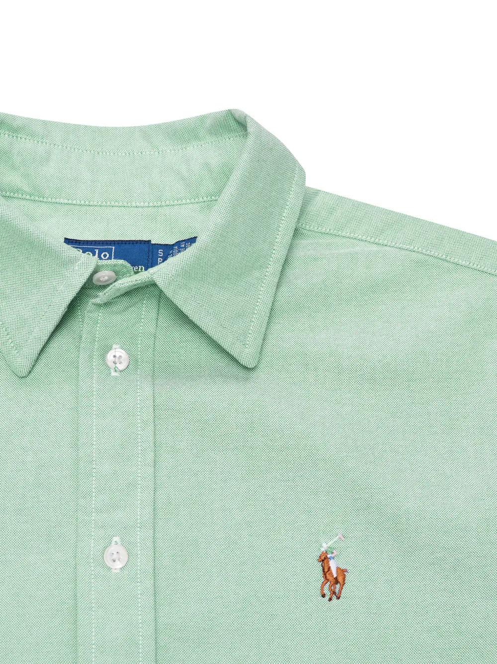 Polo Ralph Lauren blouse met geborduurd logo Groen