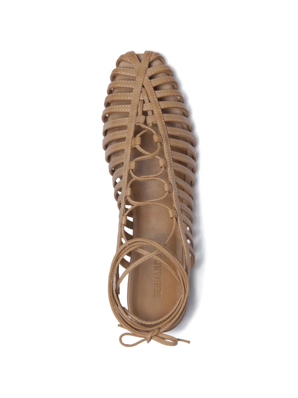  Bernardo Geneva Tie Lace-up Sandals - Neutrals 