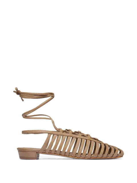 Bernardo Geneva tie lace-up sandals