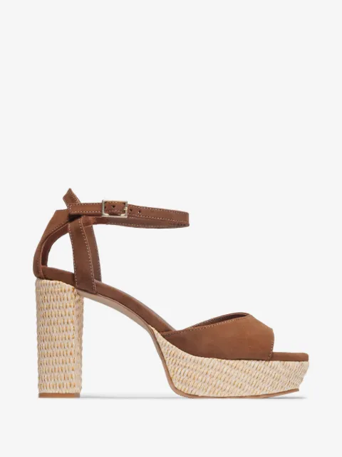 Bernardo Valeria platform block-heel sandals