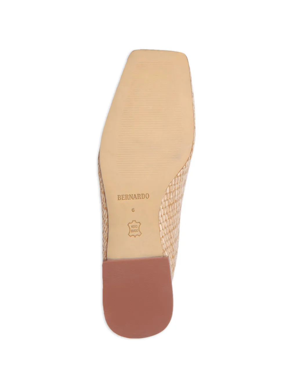 Bernardo Porto geweven muiltjes Beige