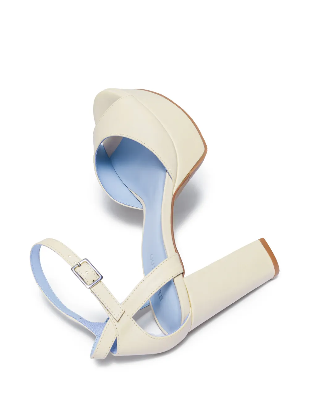 Bernardo Valeria sandalen met plateauzool Beige