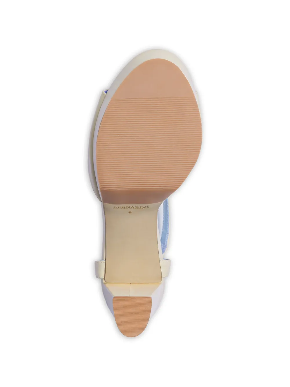 Bernardo Valeria sandalen met plateauzool Beige
