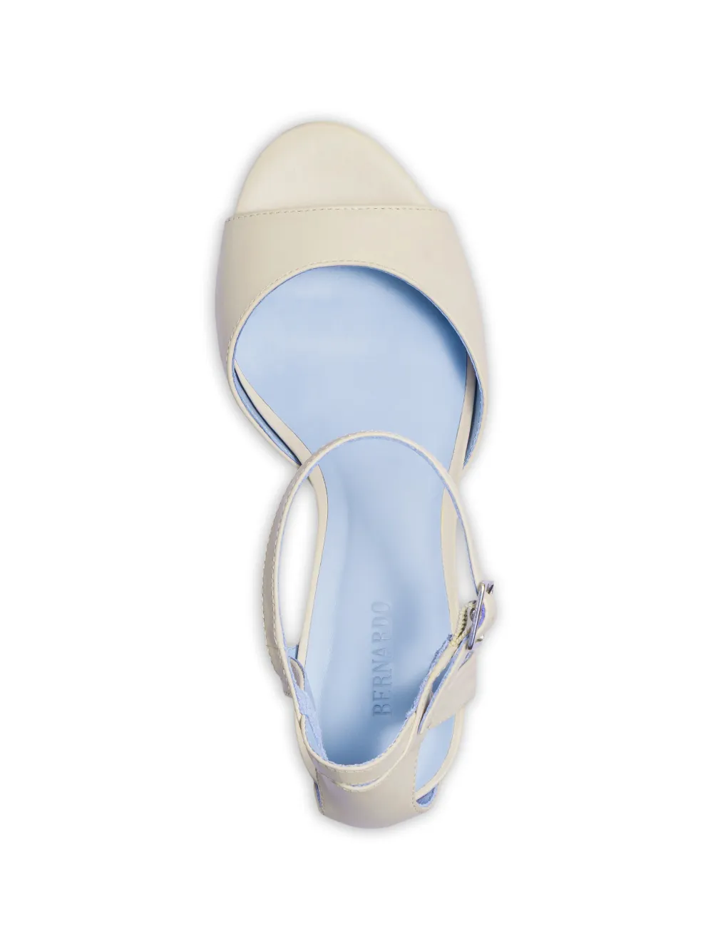 Bernardo Valeria sandalen met plateauzool Beige