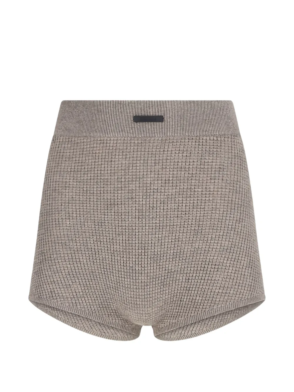 FEAR OF GOD ESSENTIALS waffle-knit shorts - Toni neutri