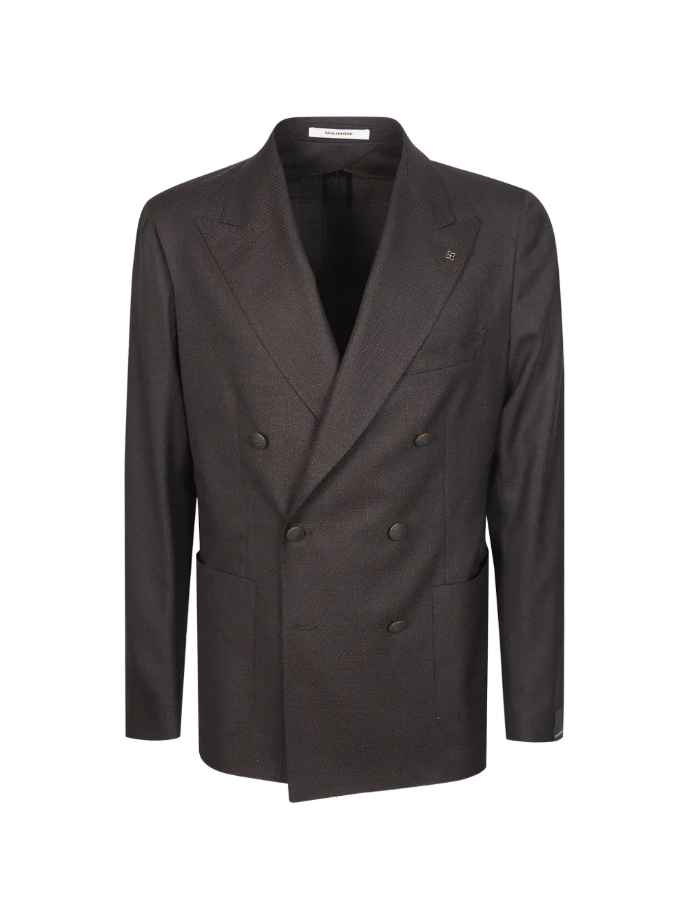 Tagliatore wool double-breasted jacket - Marrone