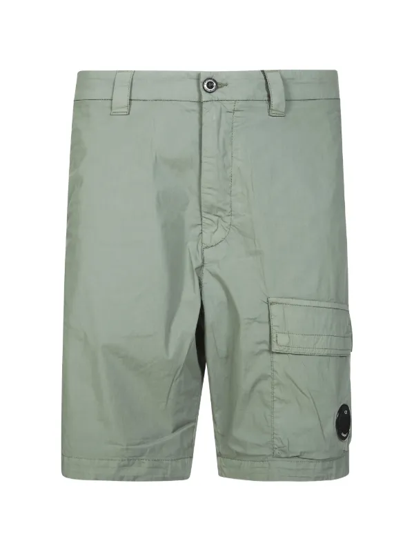 C.P. Company Fili Cotton Cargo Shorts in Blue