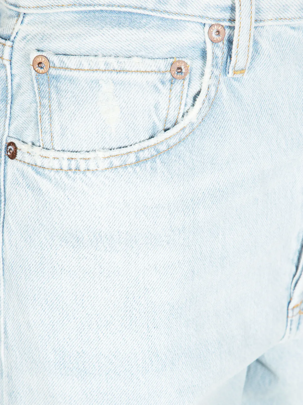 AGOLDE 90's crop straight jeans Blauw