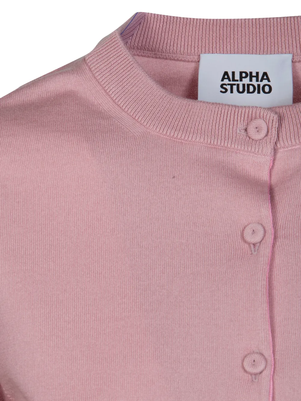  Alpha Studio Button Cardigan - Pink 
