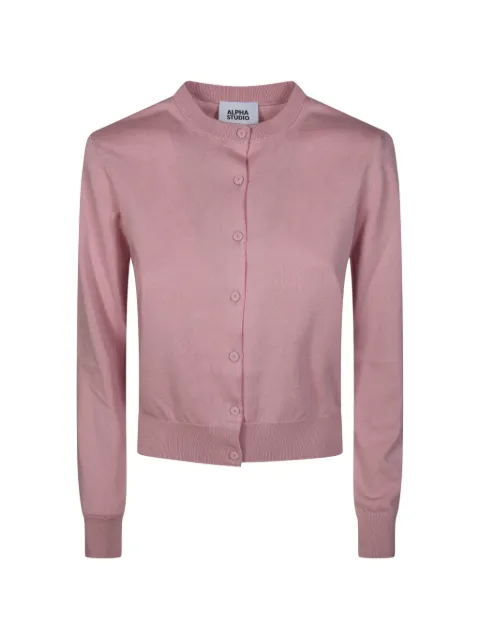 ALPHA STUDIO button cardigan