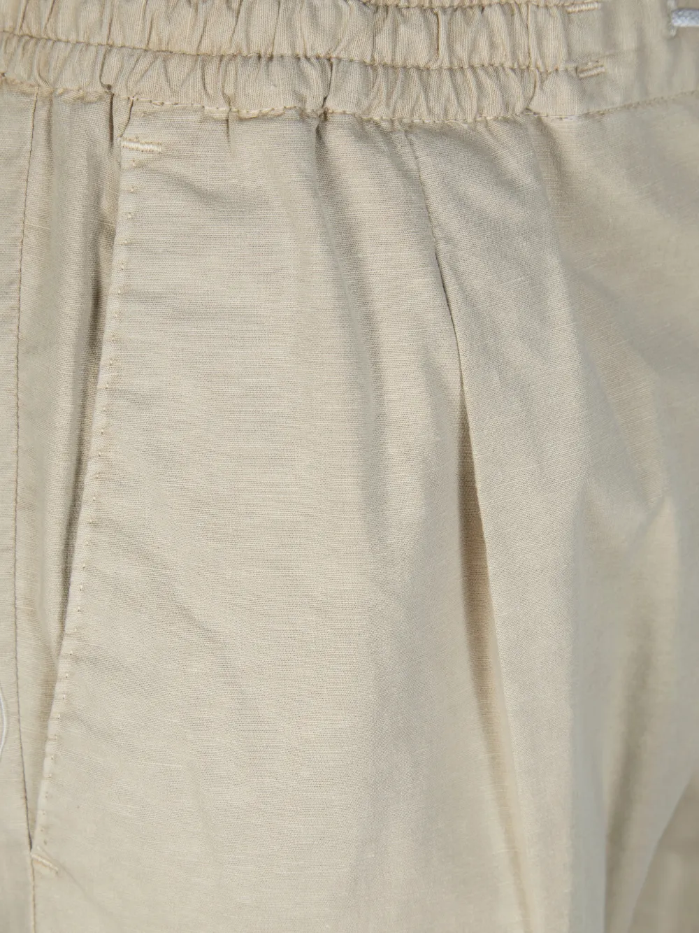 Elastic Pleated Trousers