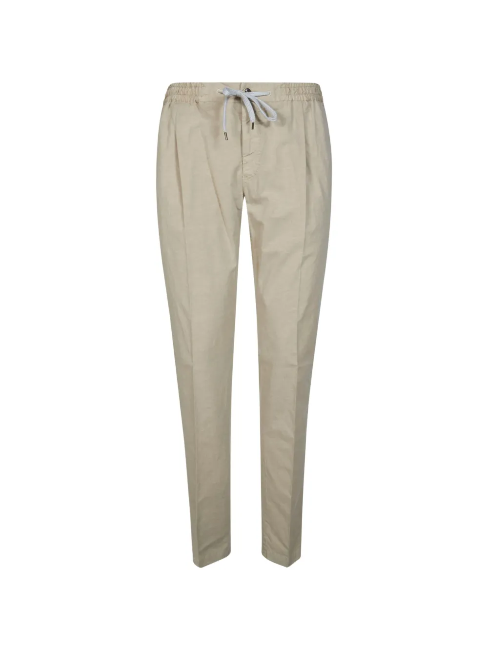 PT Torino elastic pleated trousers - Toni neutri