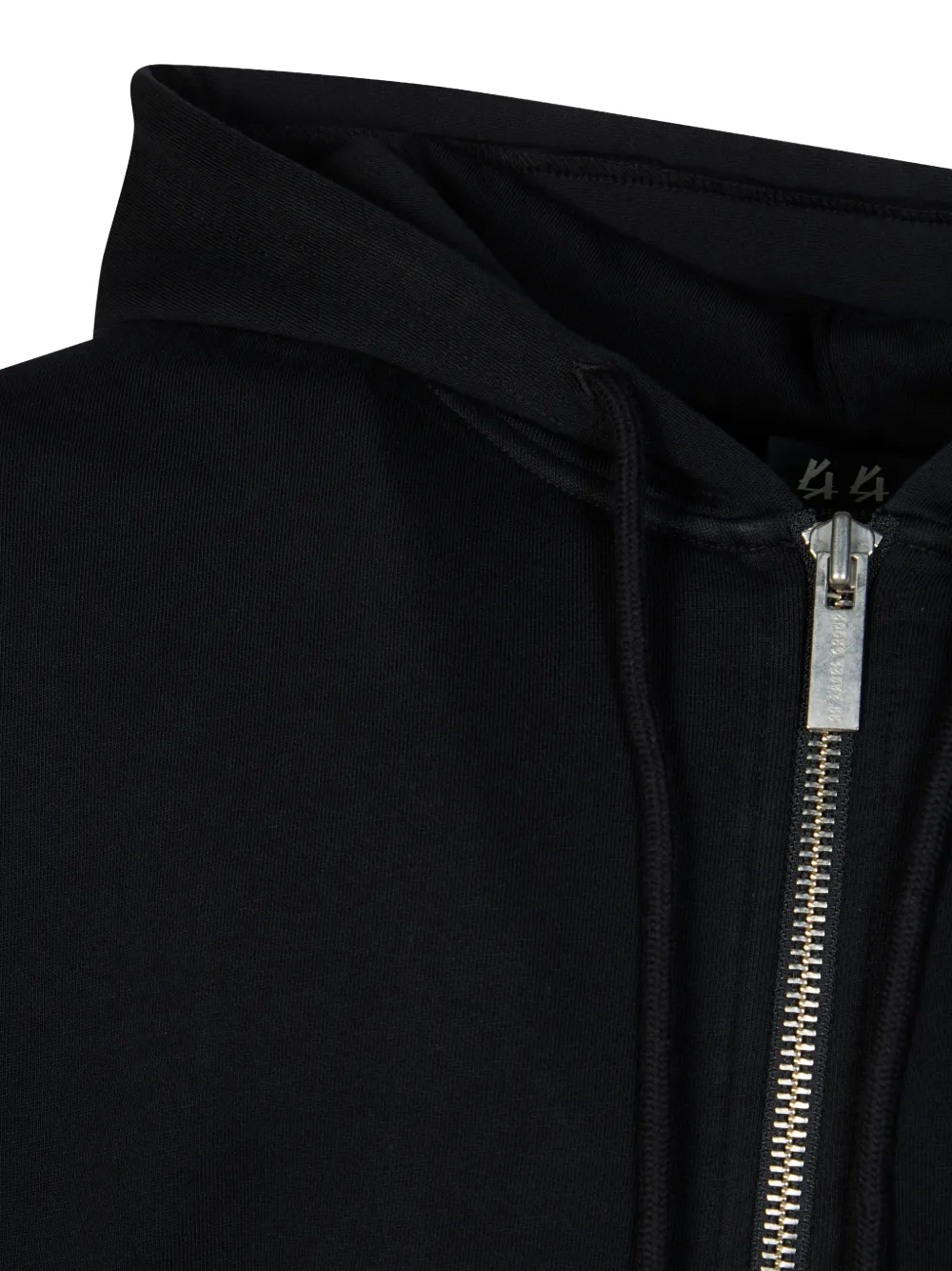 44 LABEL GROUP Hoodie met rits Zwart