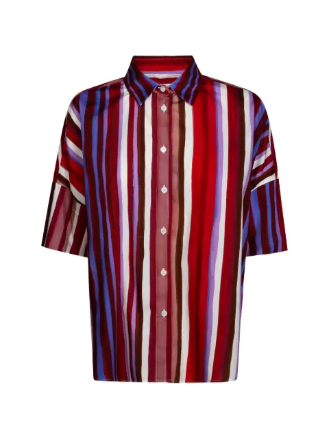 Robert Friedman striped oversized shirt