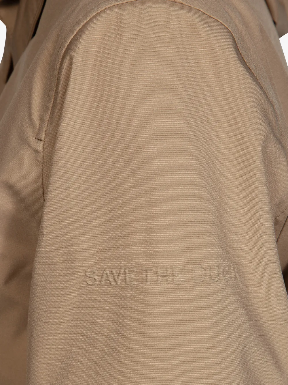 Save The Duck Trenchcoat met ceintuur Beige