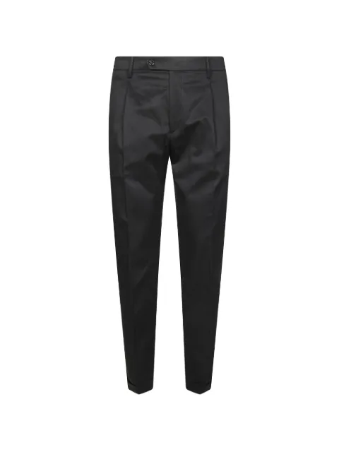 Berwich pleated pressed-crease trousers