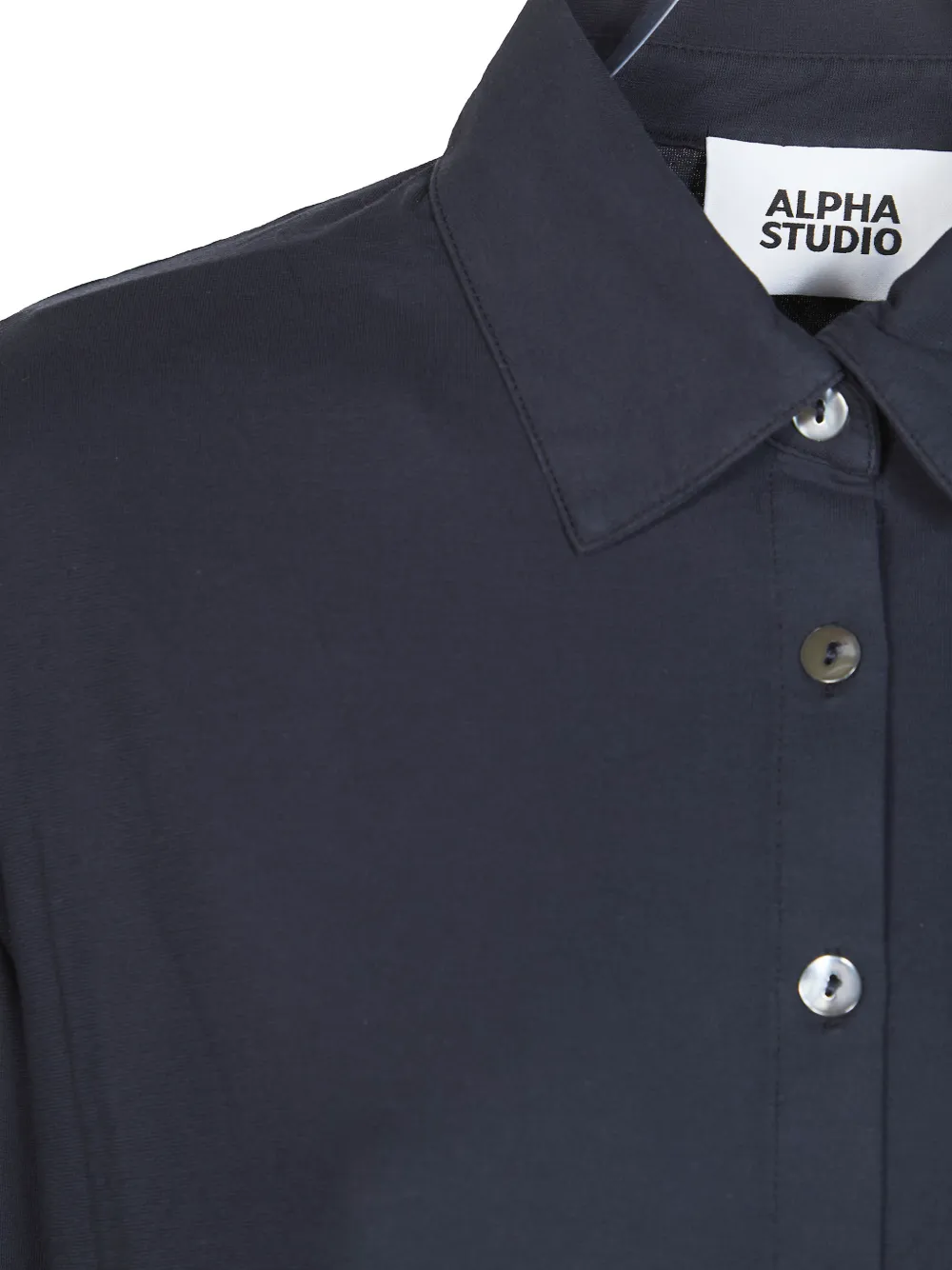  Alpha Studio Camicia Con Bottoni - Blu 