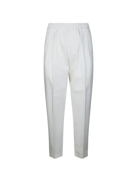 BE ABLE double-pleat elasticated-waistband trousers