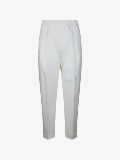 BE ABLE double-pleat elasticated-waistband trousers