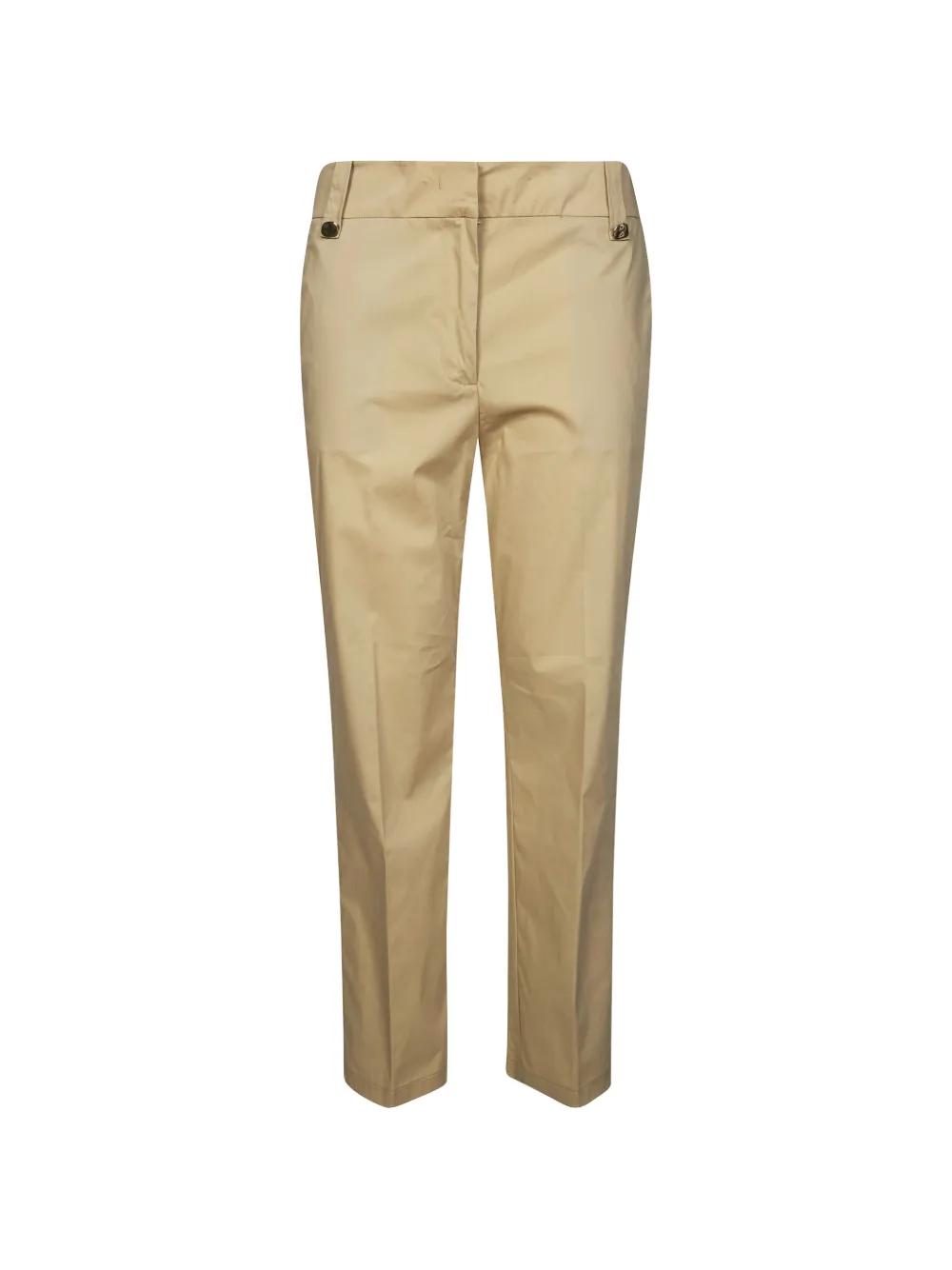 LIU JO pressed-crease tailored trousers - Nude