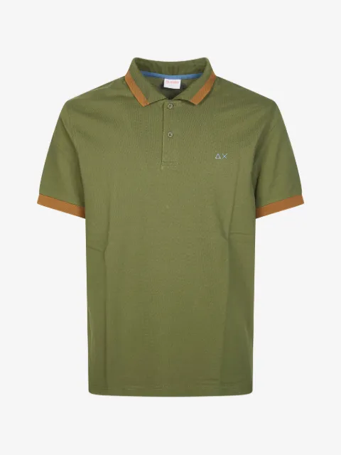 Sun68 Camisa polo com acabamento contrastante