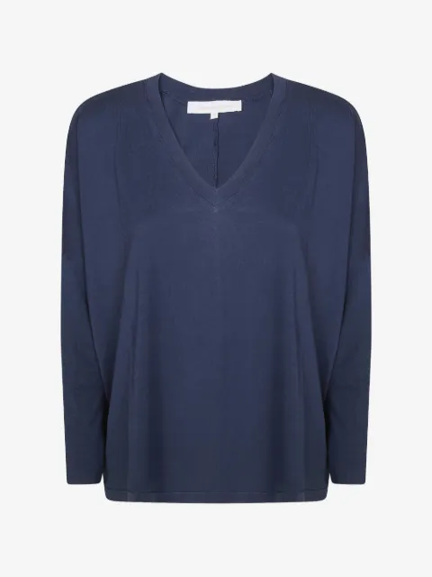 absolut cashmere top med V-hals