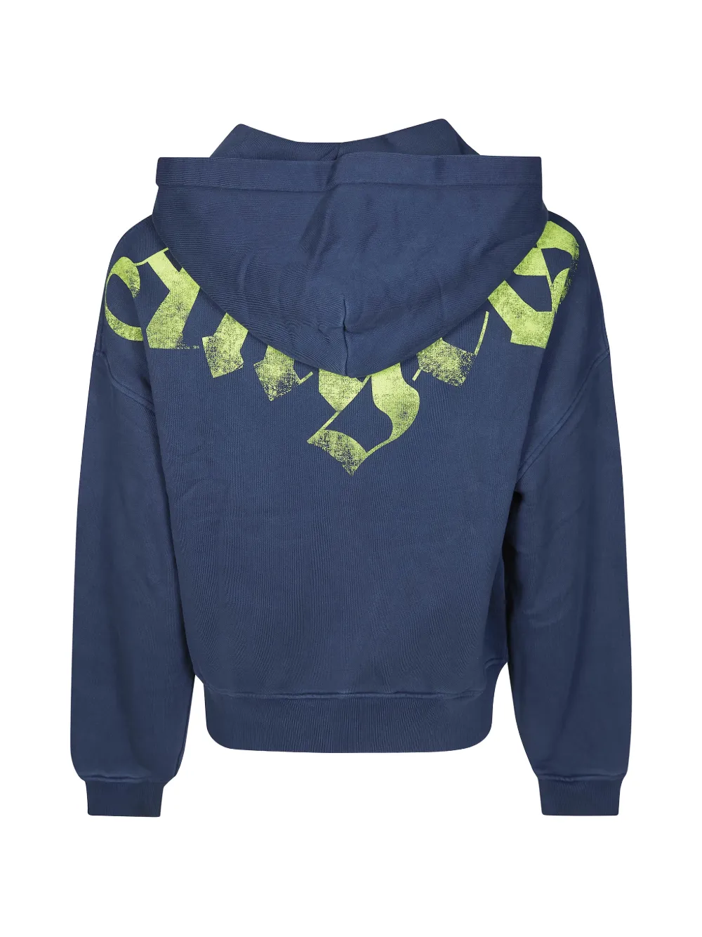 Palm Angels Big Neck hoodie met rits met logoprint Blauw
