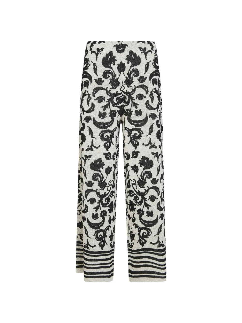 LIU JO floral-print trousers - Weiß