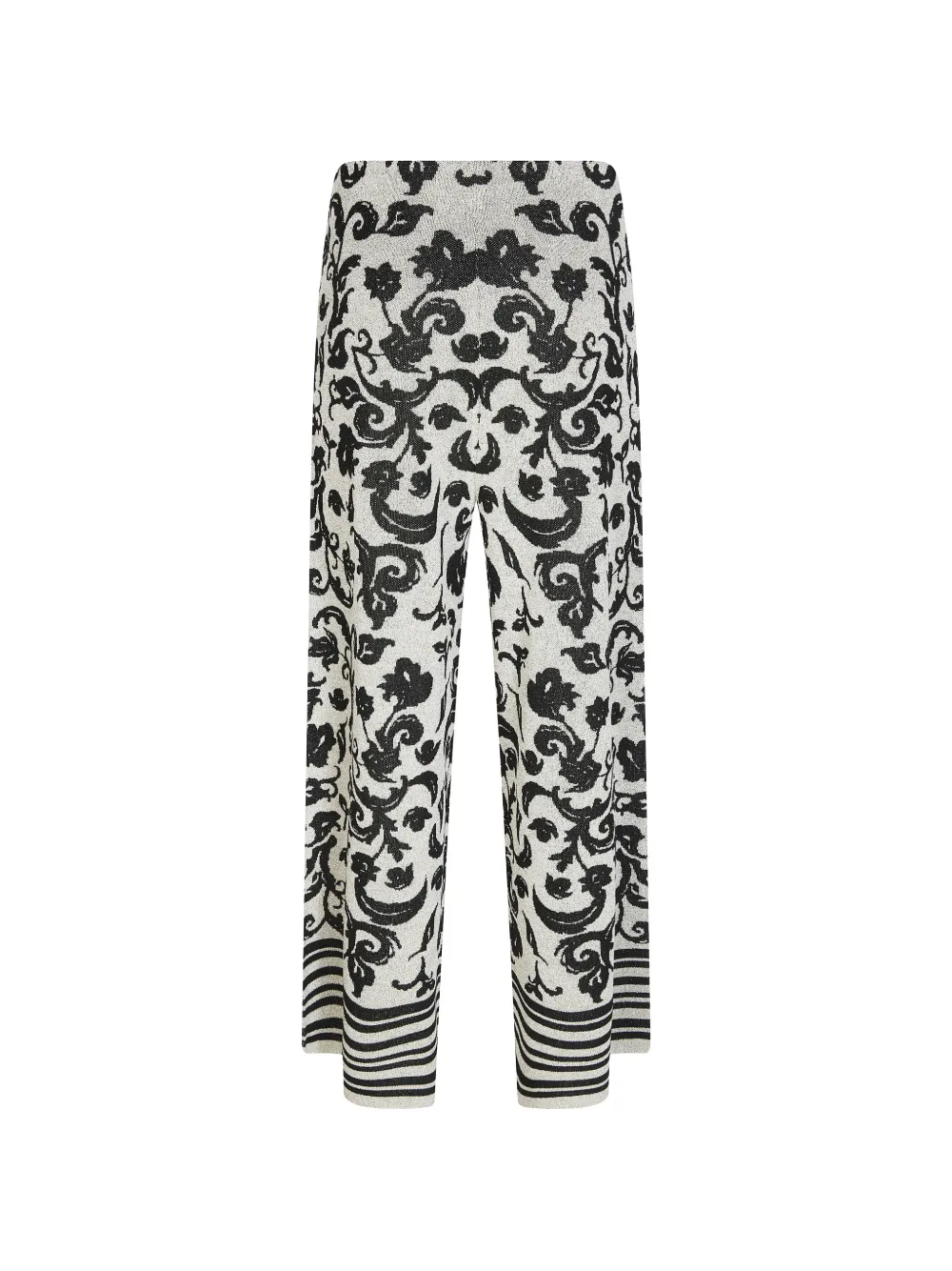 LIU JO Broek met bloemenprint Wit