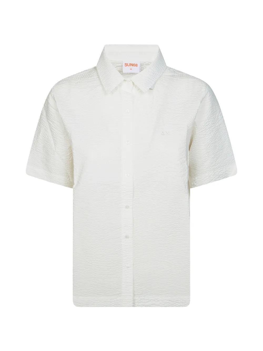 Sun68 seersucker-texture shirt - Toni neutri