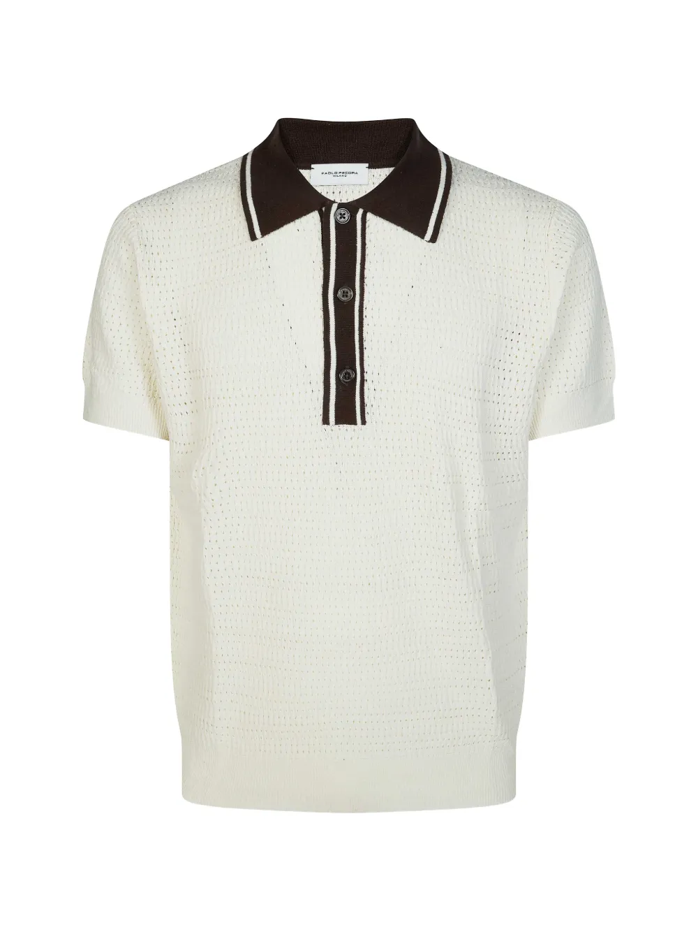 Paolo Pecora knitted polo shirt - Toni neutri