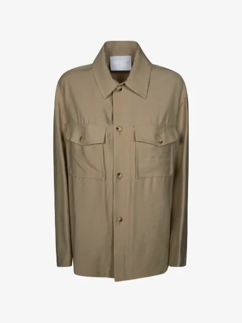 DONDUP flap-pocket shirt