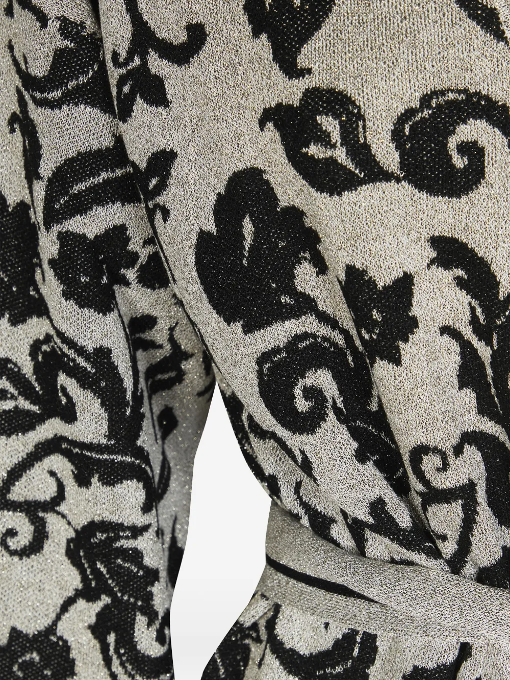  Liu Jo Floral Stripe Cardigan - Grey 