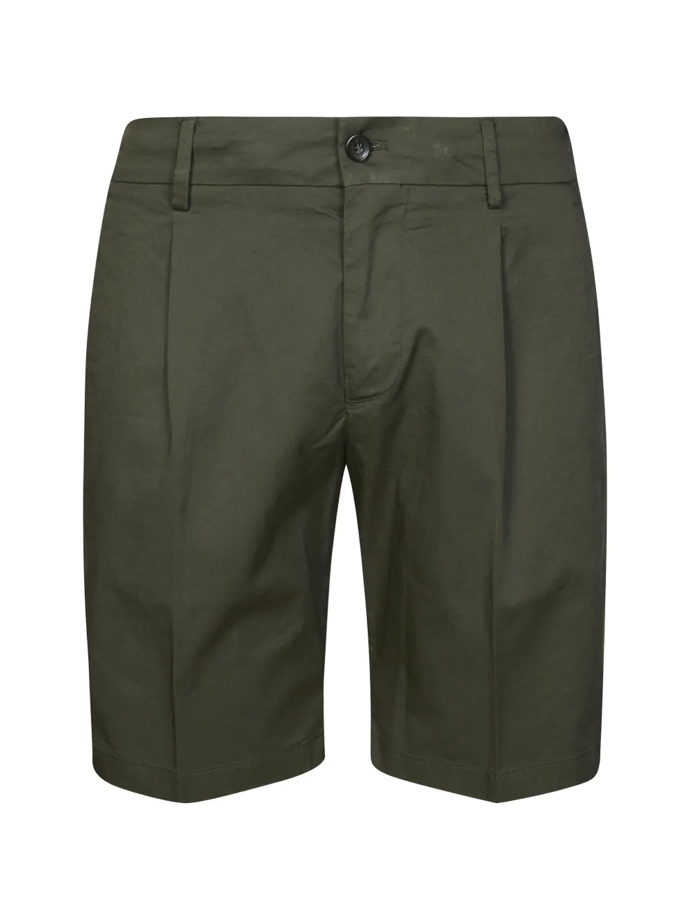 BE ABLE pleated-detail Bermuda shorts - Verde