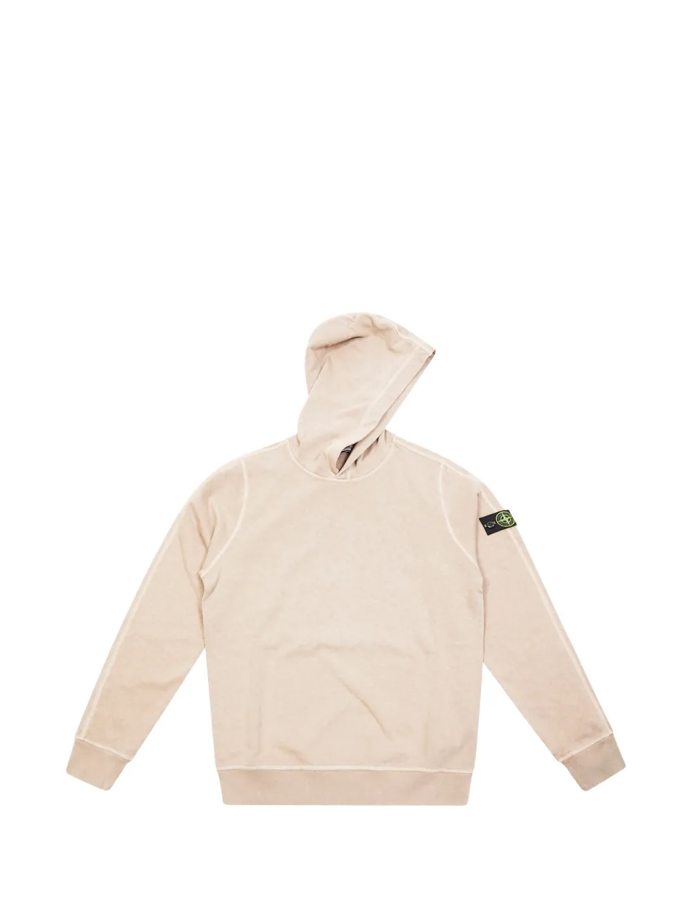 Stone Island Junior logo-patch hoodie - Toni neutri