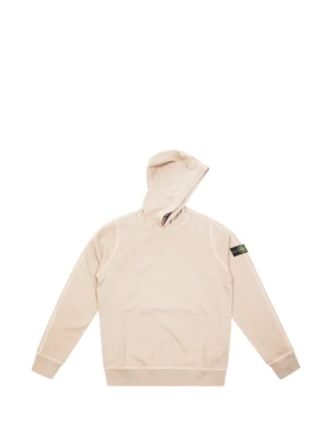 Stone Island Junior hoodie con parche del logo