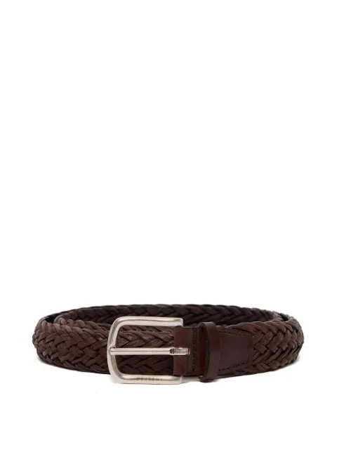 Orciani braided leather belt