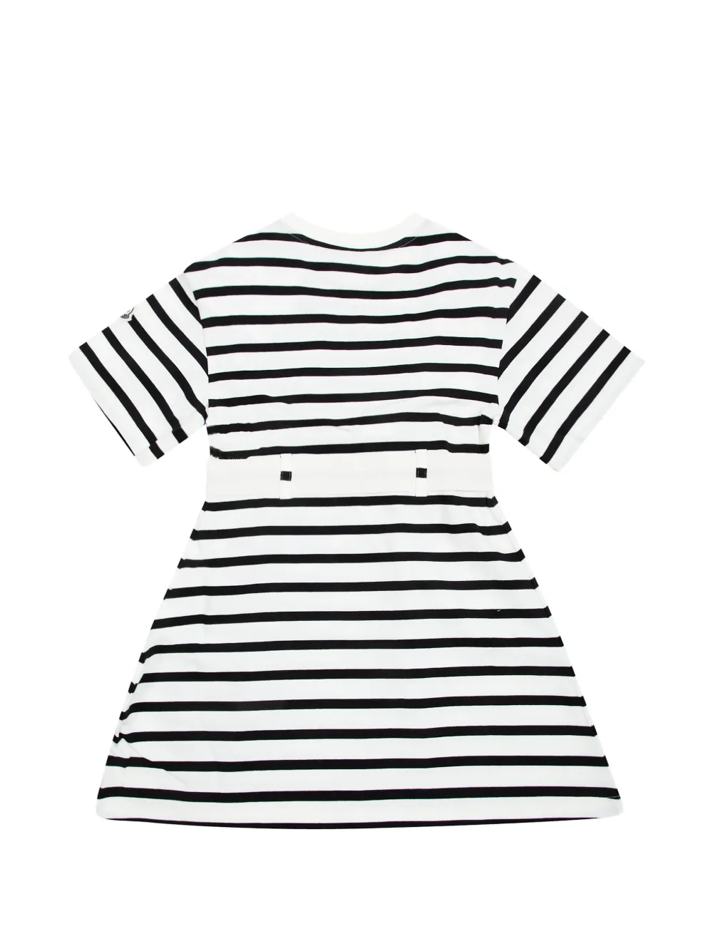 Moncler Enfant ストライプ スパンコール ワンピース | ホワイト