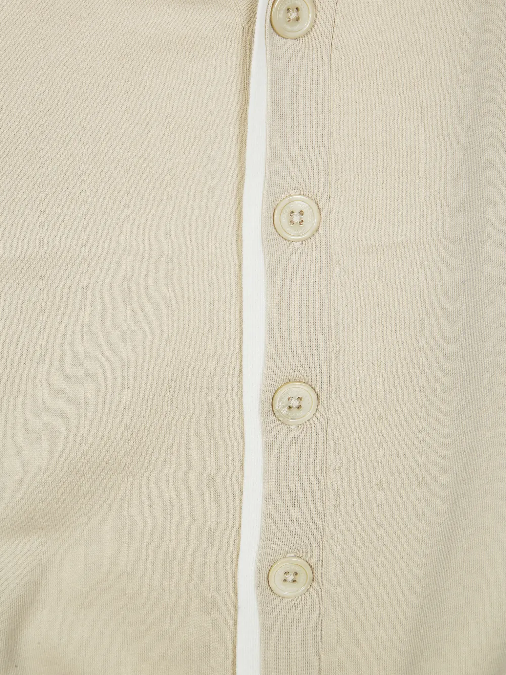 Paolo Pecora Vest met V-hals Beige