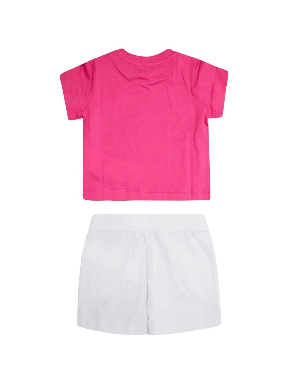 Moschino Kids T-shirt en shorts met teddybeerprint Roze